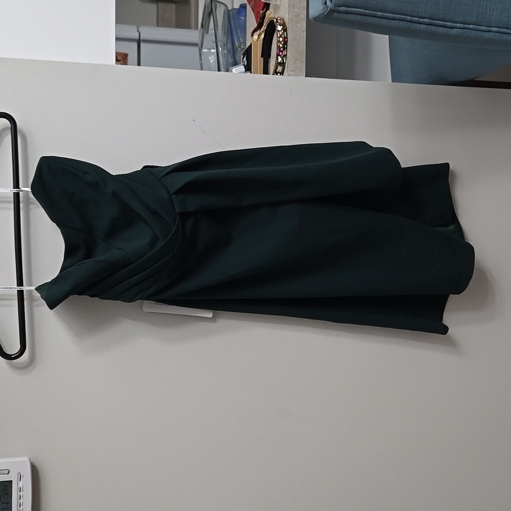 Luxedo body con midi dress - Emerald Green